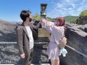 【温泉旅行】彼女の友達の前でSEXしちゃった！【撮影は友達】 2/16