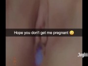 Sexting my step bro on Snapchat until he fucks me and cums in my pussy (@joyliii_real add me)