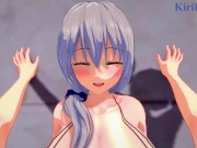 Tsuki Uzaki and I have intense sex in the pool. - Uzaki-chan Wants to Hang Out! POV Hentai 16/16
