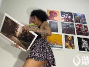 Decorei meu quarto só de MINI SAIA e Mostrei Tudo 9/16