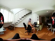 VRLatina - Beautiful Busty Latina Babe Fucked In Hot Home Hot Office VR 7/16