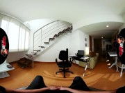 VRLatina - Beautiful Busty Latina Babe Fucked In Hot Home Hot Office VR 8/16