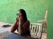 Foi Trabalhar na Casa da Morena Rabuda