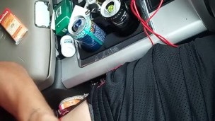 I Let Guy Lift Up My Mini Dress and Jerk Off While I Drive part 1