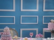 SLAYED Horny babes devour each others pussies 3/16