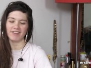 Ersties: Amateur Girl Loves Crazy Nipple Pain 12/16