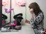 Hot plumper mature lady Ava falls over my big cock and start to suck deep 2/16