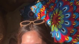 Blow job on the beach