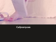 Flip flops feet and butt tease!  15/16