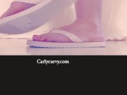 Flip flops feet and butt tease!  3/16