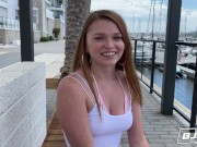 BJRAW Adorable redhead Mazy Myers gets a mouthful of cock and cum 2/16