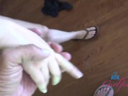 Amateur GFE experience with Leana Loving epic blowjob on a trip (POV Oral) 8/16