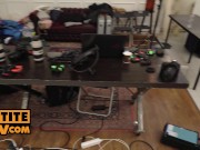 POV - Geisha Kyd, Shalina Devine and Zazie Skymm fuck your dick altogether 2/16