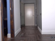 DEBT4k. Hottie receives delay after sucking and riding collector's dick 2/16