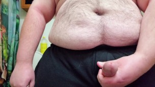 Just stroking in the bathroom, Would you want me to ram you? 