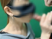 プリクラでフェラしてもらった♡ラストはお口に♡I got a blowjob at the game corner of the shopping mall 11/16