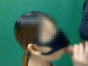 プリクラでフェラしてもらった♡ラストはお口に♡I got a blowjob at the game corner of the shopping mall 5/16