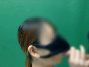 プリクラでフェラしてもらった♡ラストはお口に♡I got a blowjob at the game corner of the shopping mall 9/16