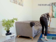 RIM4K. Household guy enjoys threesome with Russian girls in stockings 5/16