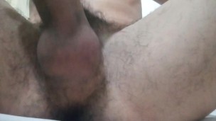 Big Dick masturbation and playing with my balls