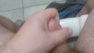 Sean jerk off at work