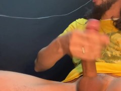 9" dick huge slowmo cumshot blasting allover & directly toward the cam. open your mouth and say ahhh