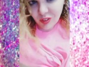 Dana is home! Pretty, plus size, party girl. (With and without special effects) 10/16