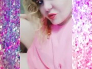 Dana is home! Pretty, plus size, party girl. (With and without special effects) 11/16