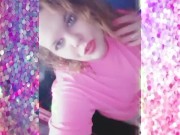 Dana is home! Pretty, plus size, party girl. (With and without special effects) 13/16