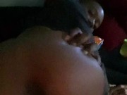 Sexy Ebony Redbone Rides After she sucks 15/16