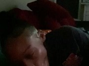 Sexy Ebony Redbone Rides After she sucks 5/16