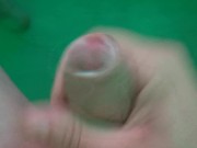 POV solo horny man masturbation