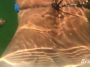 took off my swimsuit in the sea on a public beach 13/16