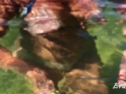 took off my swimsuit in the sea on a public beach 16/16