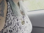 Sneaky car sex on the side of the road (Teaser) 13/16