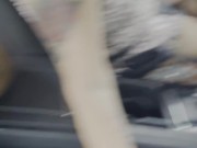 (Teaser) Sneaky car sex riding Black Cock on the side of the road 1/16