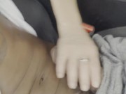 (Teaser) Sneaky car sex riding Black Cock on the side of the road 12/16