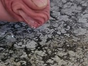 Close up foreskin fun wank  & Cum Shot 11/16