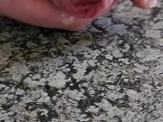 Close up foreskin fun wank  & Cum Shot 13/16