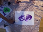 Make drawings of boobs and asses with the help of paints 16/16