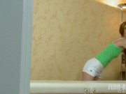 Petite Chinese teen seduced to have sex during sensual massge 1/16