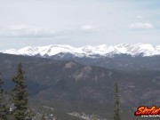 Liv Revamped In Her White Uggs in the Snowy Mountains 1/16
