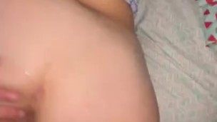 Miami Cuban gf loves it doggystyle with a finger in her ass