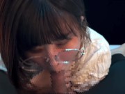 後輩の女子大生がおでかけ前にフェラと口内射精でごっくんしてくれました♡ 3/16