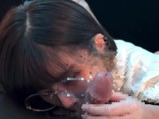 後輩の女子大生がおでかけ前にフェラと口内射精でごっくんしてくれました♡ 5/16