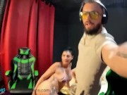 Cheating on wife with prostitute in hotel (she squirts from ass) 11/16