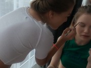 Fucked and cum on my face while I was doing Milka makeup. NEW with title 1/16