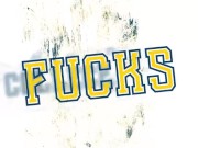 BiCollegeFucks - Two guys fuck in a bisexual threesome outside 14/16