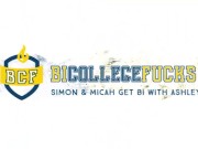 BiCollegeFucks - Two guys fuck in a bisexual threesome outside 15/16