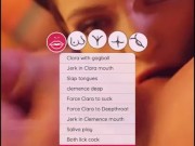 bondage threesome with submissive Clemence & Clara Mia 16/16